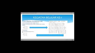 ALjabar Linear Elementer 1- Modul 2 #part2