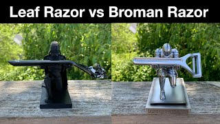 Broman Razor vs Leaf Razor - Face Shave