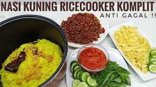 Rese nasi kuning ricecooker komplit anti gagal