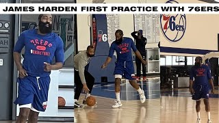 James Harden FIRST PRACTICE With Joel Embiid & Philadelphia 76ers