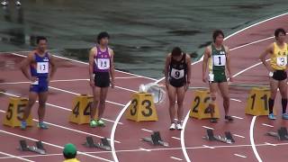 2017 沖縄県民体育大会 30代男子100m 決勝