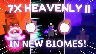 USING 7X HEAVENLY 2 POTIONS in the *NEW* BIOMES!! | Sol's RNG