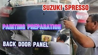 Auto Body Repairs&Painting Preparation/Suzuki Spresso/Back Door Panel @Chong23