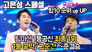 #고은성스페셜 팀미션 1등공신 #최종1위 준결승2R 순위 UP 막판 뒤집을 고은성! 1위공약 그순간부터 팀미션 준결승데스매치까지 하이라이트