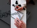 beautiful line drawing relaxing asmr art drawing satisfying artist howtodraw