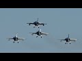 4 AMX Formation Special Livery Italian Air Force flying Display Jesolo European AirShow 2019