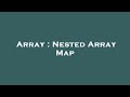 Array : Nested Array Map