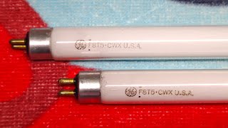 Vintage GE F8T5CWX Fluorescent Preheat Light Bulbs