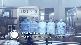 900BPH 5 Gallon filling production line