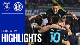EMPOLI 0-2 INTER | HIGHLIGHTS | SERIE A 21/22 | Nerazzurri see off the Azzurri ⚽🔵⚫🔵