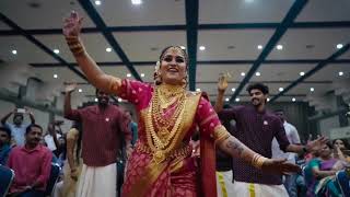 Kerala wedding  full version #bride #entry #dance  #mammattiyan #2020 #Akhila & #sree #weddingdance