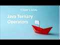 🔥 Mastering Java 17  Ternary Operators: Simplify Your Code