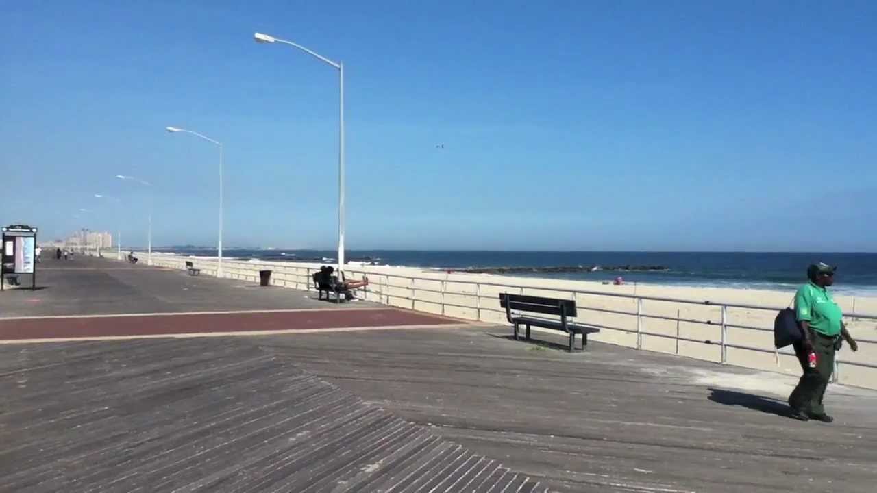 NYC: Rockaway Beach Boardwalk - YouTube