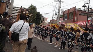 川越まつり　令和元年 　山車巡行　連雀町　道潅の山車　2019/10/20  Kawagoe Festival 29