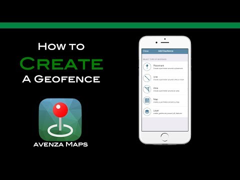 AVENZA MAPS Create a geofence in Avenza Maps