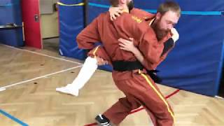 Shaolin Weng Chun Kung Fu 5 throws drill