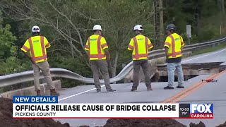 Officials release cause of Pickens Co. bridge collapse