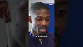 👇L'interview exclusive intégrale d'Ousmane Dembélé à retrouver sur notre chaîne #shorts #psg #paris