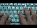 how about a cool ice keycap cerakey this summer keyboard asmr that will blow away the heat