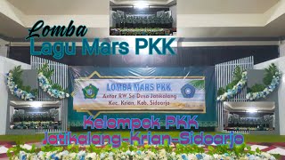 Ibu-Ibu PKK Desa Jatikalang Krian Sidoarjo Bergiat Menunaikan Lomba Lagu Mars PKK - Tahun 2025