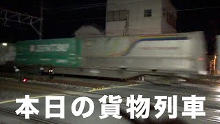 【貨物列車】本日の貨物列車　東海道本線65番列車　Today's freight train