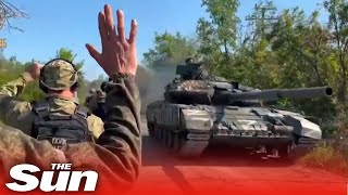 Ukrainian town of Komyshuvakha 'is taken by Chechen forces'