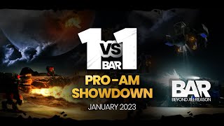 Beyond All Reason | 1V1 Pro - Amateur Showdown Tournament | Jan 2023