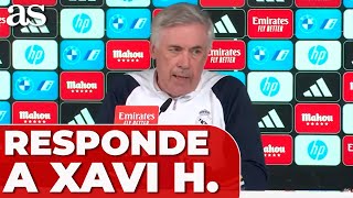 ANCELOTTI responde a XAVI: \