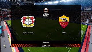 Bayer Leverkusen vs AS Roma | BayArena | 2022-23 UEFA Europa League | PES 2021