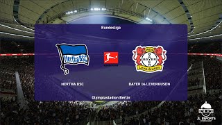 Hertha Berlin - Bayer 04 Leverkusen 0- | Bundesliga 2021/22 | MASTER LEAGUE PES 2021