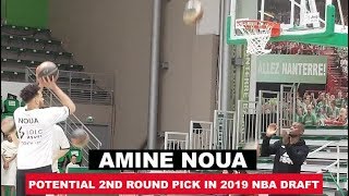 French Power Forward Prospect Amine Noua Pregame Workout