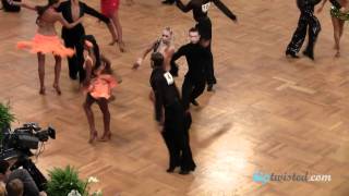 Nino Langella - Kristina Moshenskaya, GOC 2010 Stuttgart, IDSF grand slam latin, 3.round - jive