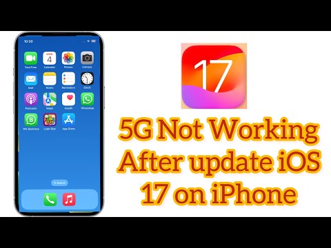 Как исправить 5G, не работающий после обновления iOS 17 на iPhone. Сеть 5g не отображается на iPhone