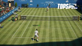 Top Spin 2K25 - Roger Federer Vs Andy Murray - HYPER TIE BREAK - Halle Open (PS5)