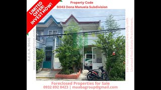 Dona Manuela Subd. House for Sale in Las Pinas City