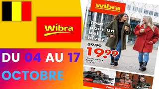 ⚠️ WIBRA folder du 4 au 17 octobre 2021 | Arrivage | BELGIQUE
