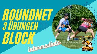 3 BLOCK Übungen für Intermediate Roundnet | Spikeball Tutorial Deutsch