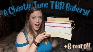 Another chaotic June TBR Bakery! 🧁 Does my TBR game hate me or just want me to have options?