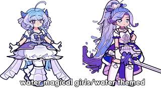 Magical Girl Design themes that I don't REALLY like designing