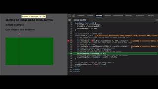 Debugging Canvas Shift
