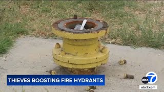 Fire hydrant thefts on the rise in Los Angeles County