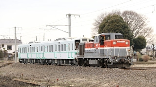 【甲種輸送】 DE10-1749+関東鉄道5000形 小田林～結城通過