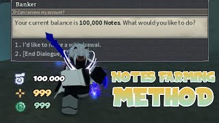 Best Method To Farm Notes | Deepwoken