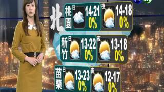 2014.02.22華視晚間氣象 連珮貝主播