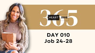 Day 010 Job 24-28 | Daily One Year Bible Study | Audio Bible Reading with Commentary