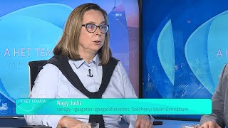 Szerda Este - A hét témája - vendég: Nagy Judit és Barta Róbert - 2024.10.30. - SopronTV