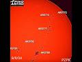 It's a Record! 337 Sunspots, Today, August 9, 2024 (8/9/24) #sun #solar #seestar #sunspots #AR3780