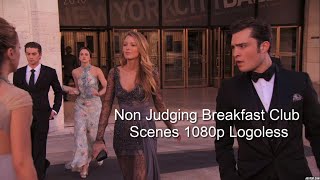 Non Judging Breakfast Club ( Nate Blair Chuck Serena ) Gossip Girl logoless scenepack |  1080p