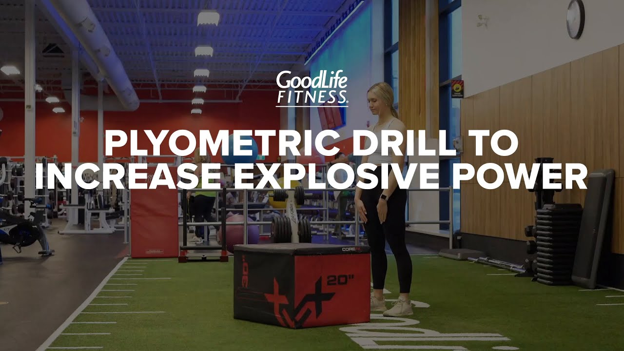 Plyometric Drill For Explosive Power | Workout | GoodLife Fitness - YouTube