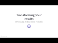SQL Tutorial: Transforming your results